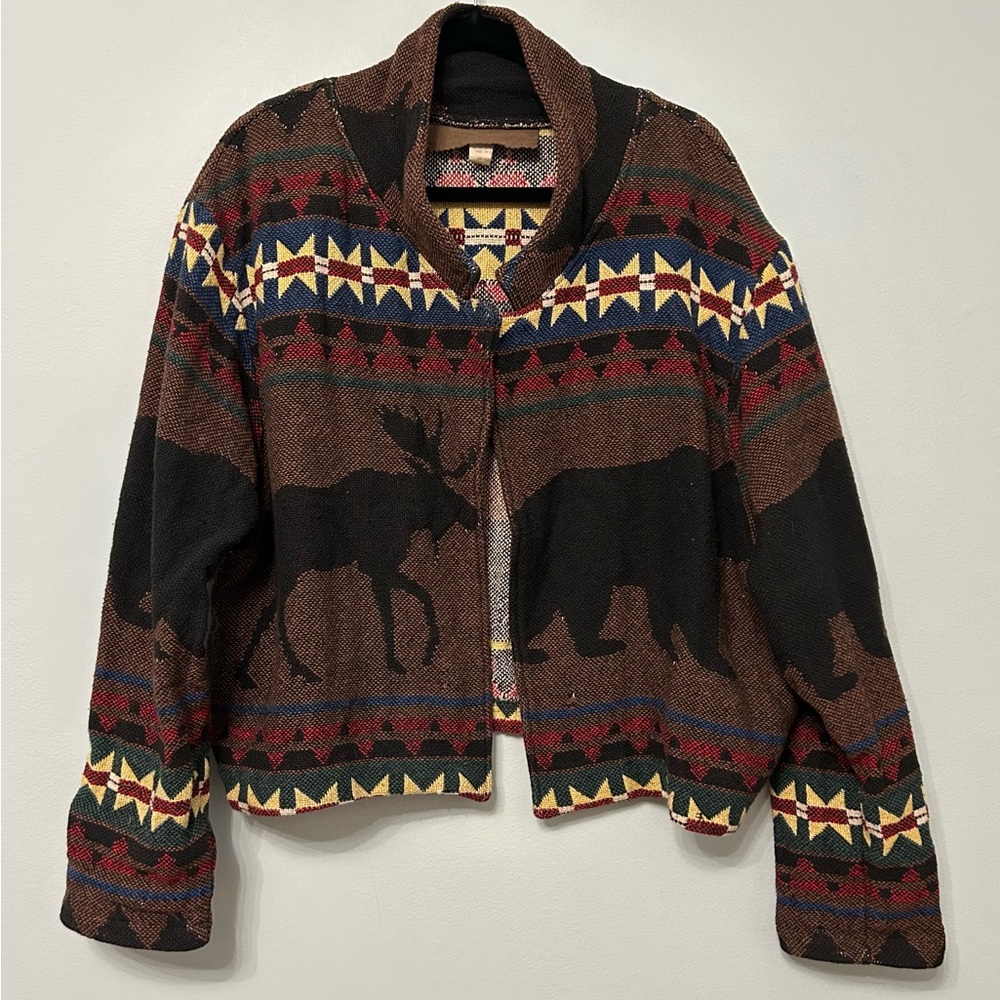 Vintage Painted Pony Southwestern Tapestry Jacket